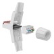 GOOBAY βύσμα RJ45 65942, CAT 6 UTP, tool-free, λευκό