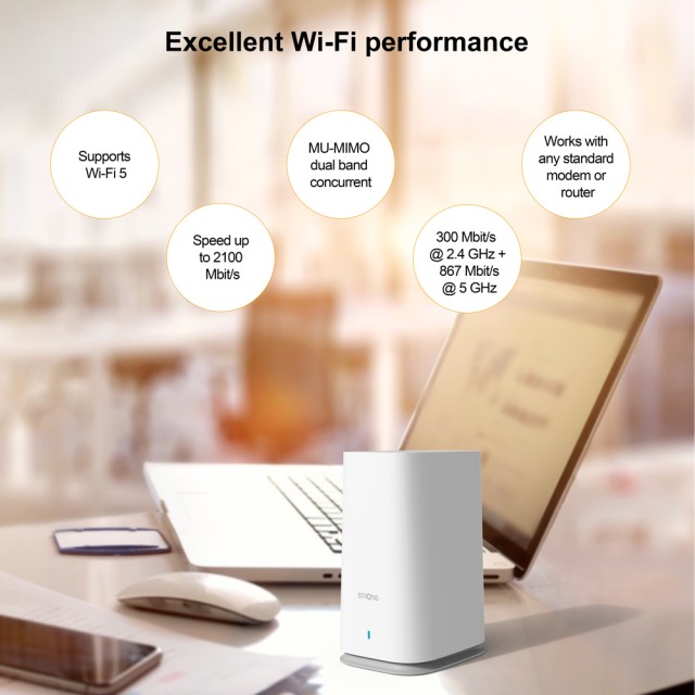 STRONG WiFi Mesh ATRIA 2100, 2100Mbps Dual Band