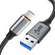 CABLETIME καλώδιο USB-C σε USB CT-AMCMG2, 60W, 10Gbps, 1m, μαύρο CABLETIME καλώδιο USB-C σε USB CT-AMCMG2, 60W, 10Gbps, 1m, μαύρο