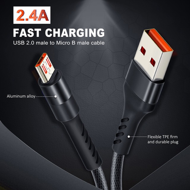 CABLETIME καλώδιο micro USB σε USB CT-P05, 12W, 480Mbps, 1m, μαύρο