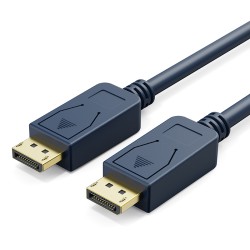 CABLETIME καλώδιο DisplayPort CT-01G, 4K/60Hz, 21.6 Gbps, 1.8m, μπλε