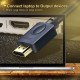 CABLETIME καλώδιο HDMI AV540-HE2G με Ethernet, 4K/60Hz, 18 Gbps, 1m, μπλε