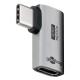 GOOBAY αντάπτορας USB-C 74441, γωνιακός 90°, USB4, 240W, 40Gbps, 8K, γκρι