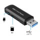 CABLETIME card reader CT-AMCD2-PB για SD & micro SD, USB 3.0, 5Gbps, μαύρο