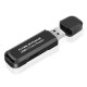 CABLETIME card reader CT-AMCD2-PB για SD & micro SD, USB 3.0, 5Gbps, μαύρο