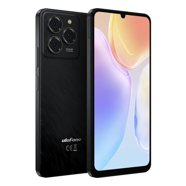 ULEFONE smartphone Note 20 Pro, 6.75", 4/128GB, 6000mAh, μαύρο