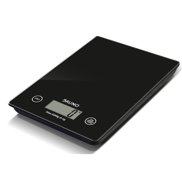 BRUNO BRN-0208 Ψηφιακή Ζυγαριά Κουζίνας 1gr/5kg "Scale in Black" BRUNO BRN-0208 Ψηφιακή Ζυγαριά Κουζίνας 1gr/5kg "Scale in Black"