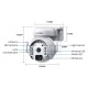 SECTEC smart ηλιακή κάμερα ST-515C-3M-5W, 3MP, WiFi, SD, PTZ, IP65