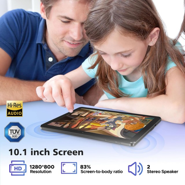 DOOGEE tablet T10W, 10.1", 4/128GB, 4G, Android 14, 8000mAh, μαύρο