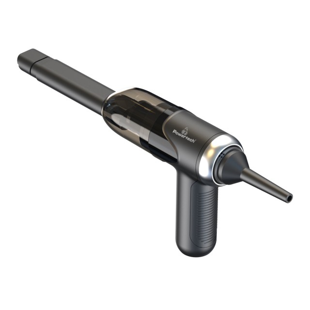 POWERTECH 2 σε 1 σκουπάκι χειρός & air duster PT-1315, 60W, 4000mAh, μαύρο POWERTECH 2 σε 1 σκουπάκι χειρός & air duster PT-1315, 60W, 4000mAh, μαύρο