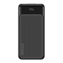 USAMS power bank US-CD198, 3x θύρες εξόδου, 10000mAh, 10W, μαύρο