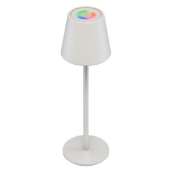 GOOBAY επιτραπέζιο φωτιστικό 73928, RGB, επαναφορτιζόμενο, λευκό