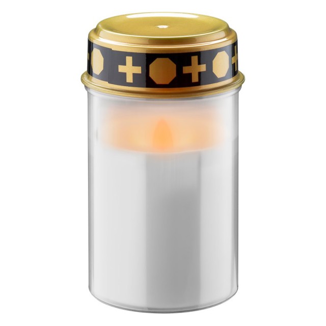 GOOBAY LED φωτιστικό κερί αφιέρωσης 74367, 2400K, IP44, λευκό GOOBAY LED φωτιστικό κερί αφιέρωσης 74367, 2400K, IP44, λευκό