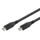 GOOBAY καλώδιο USB-C 74193, USB4, 100W, 40Gbps, 8K/60Hz, 2m, μαύρο GOOBAY καλώδιο USB-C 74193, USB4, 100W, 40Gbps, 8K/60Hz, 2m, μαύρο