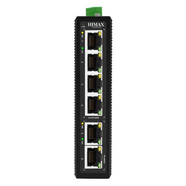 HIMAX industrial PoE switch PS1402G-I, 4x GE PoE & 2x GE θύρες, έως 1000Mbps HIMAX industrial PoE switch PS1402G-I, 4x GE PoE & 2x GE θύρες, έως 1000Mbps