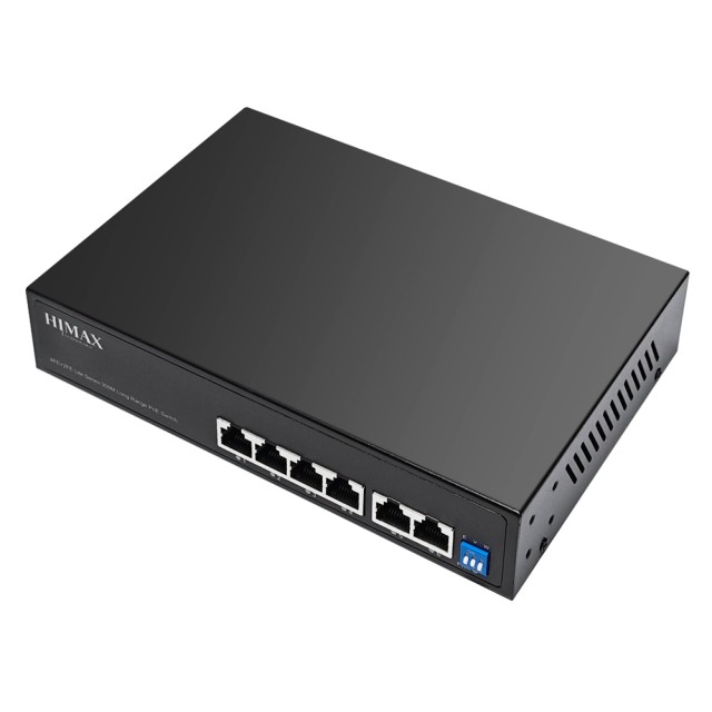 HIMAX PoE switch PS1402E-L, 4x Ethernet PoE & 2x Ethernet θύρες, έως 100Mbps HIMAX PoE switch PS1402E-L, 4x Ethernet PoE & 2x Ethernet θύρες, έως 100Mbps