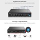 HIMAX PoE switch PS1802E-L, 8x Ethernet PoE & 2x Ethernet θύρες, έως 100Mbps HIMAX PoE switch PS1802E-L, 8x Ethernet PoE & 2x Ethernet θύρες, έως 100Mbps
