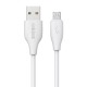 CELEBRAT καλώδιο micro USB σε USB CB-31, 15W, 480Mbps, 1m, λευκό CELEBRAT καλώδιο micro USB σε USB CB-31, 15W, 480Mbps, 1m, λευκό