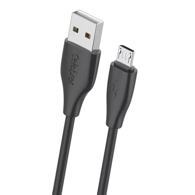CELEBRAT καλώδιο micro USB σε USB CB-31, 15W, 480Mbps, 1m, μαύρο CELEBRAT καλώδιο micro USB σε USB CB-31, 15W, 480Mbps, 1m, μαύρο