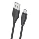 CELEBRAT καλώδιο micro USB σε USB CB-31, 15W, 480Mbps, 1m, μαύρο CELEBRAT καλώδιο micro USB σε USB CB-31, 15W, 480Mbps, 1m, μαύρο