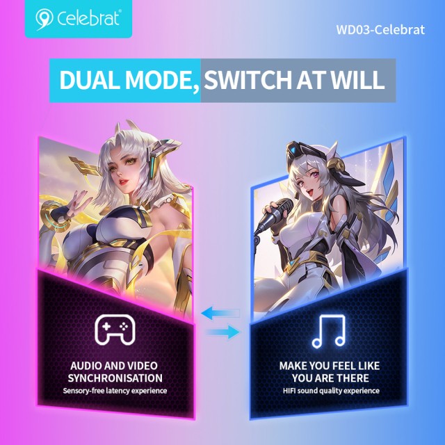 CELEBRAT earphones με θήκη φόρτισης WD03, True Wireless, 13mm, 30/300mAh, λευκά CELEBRAT earphones με θήκη φόρτισης WD03, True Wireless, 13mm, 30/300mAh, λευκά