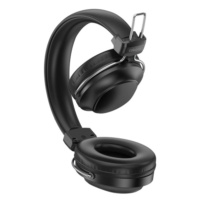 CELEBRAT headphones A36, ασύρματα & ενσύρματα, micro SD, 40mm, 250mAh, μαύρα CELEBRAT headphones A36, ασύρματα & ενσύρματα, micro SD, 40mm, 250mAh, μαύρα