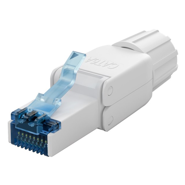 GOOBAY βύσμα RJ45 65941, CAT 6A UTP, tool-free, λευκό GOOBAY βύσμα RJ45 65941, CAT 6A UTP, tool-free, λευκό