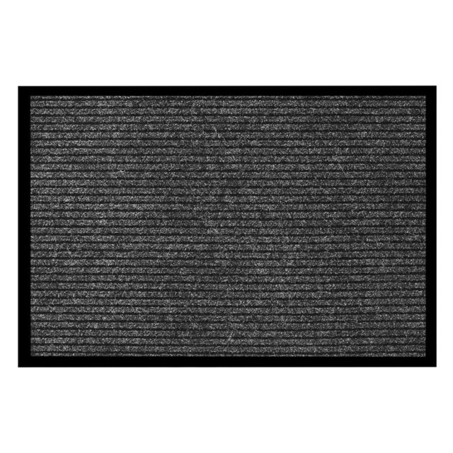 HOME USE πατάκι εισόδου HUH-0207, αντιολισθητικό, 60x40cm, 6mm πάχος, γκρι
