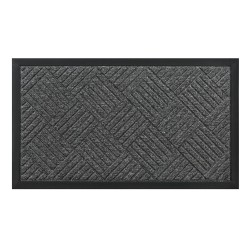 HOME USE πατάκι εισόδου HUH-0212, αντιολισθητικό, 60x40cm, 5mm πάχος, γκρι