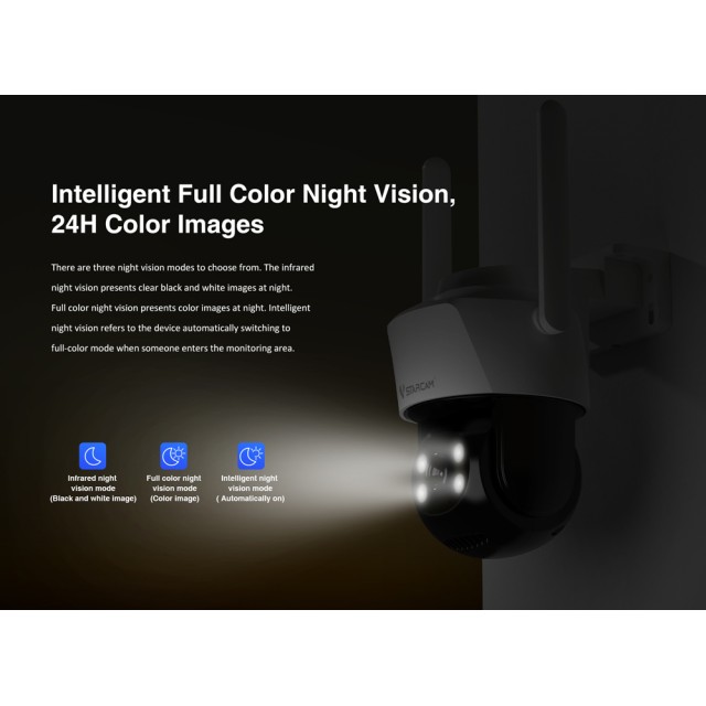 VSTARCAM smart κάμερα C622, 2MP, WiFi, PTZ, SD, IP66