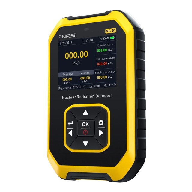 FNIRSI ψηφιακός μετρητής ακτινοβολίας GC-01, β/γ/Χ ακτίνες, επαναφορτιζόμενος FNIRSI ψηφιακός μετρητής ακτινοβολίας GC-01, β/γ/Χ ακτίνες, επαναφορτιζόμενος