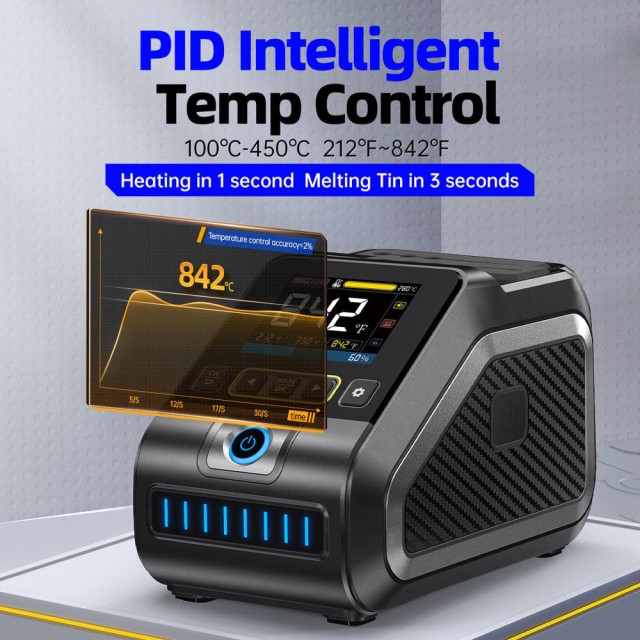 FNIRSI σταθμός συγκόλλησης DWS-200, 200W, 100~450 °C FNIRSI σταθμός συγκόλλησης DWS-200, 200W, 100~450 °C