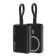 POWERTECH power bank PT-1376 με καλώδιο, 10000mah, magnetic wireless, 20W, μαύρο POWERTECH power bank PT-1376 με καλώδιο, 10000mah, magnetic wireless, 20W, μαύρο
