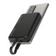 POWERTECH power bank PT-1376 με καλώδιο, 10000mah, magnetic wireless, 20W, μαύρο POWERTECH power bank PT-1376 με καλώδιο, 10000mah, magnetic wireless, 20W, μαύρο