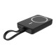 POWERTECH power bank PT-1376 με καλώδιο, 10000mah, magnetic wireless, 20W, μαύρο POWERTECH power bank PT-1376 με καλώδιο, 10000mah, magnetic wireless, 20W, μαύρο