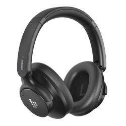 TRONSMART headphones Sounfii Q20S, ασύρματα & ενσύρματα, Hybrid ANC, Φ40mm, 500mAh, μαύρα