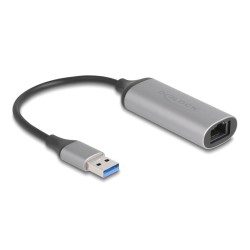 DELOCK αντάπτορας δικτύου 81571, USB, 5Gbps Ethernet, ασημί