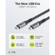 GOOBAY καλώδιο USB-C 74210, USB4, 240W, 40Gbps, 8K/60Hz, 0.50m, γκρι GOOBAY καλώδιο USB-C 74210, USB4, 240W, 40Gbps, 8K/60Hz, 0.50m, γκρι