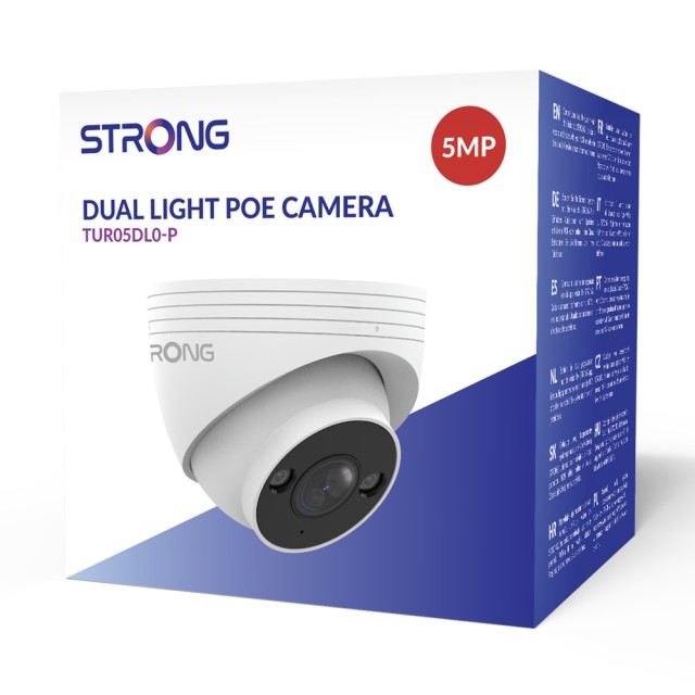 STRONG IP κάμερα TUR05DL0-P με μικρόφωνο, 5MP, 2.8mm, PoE