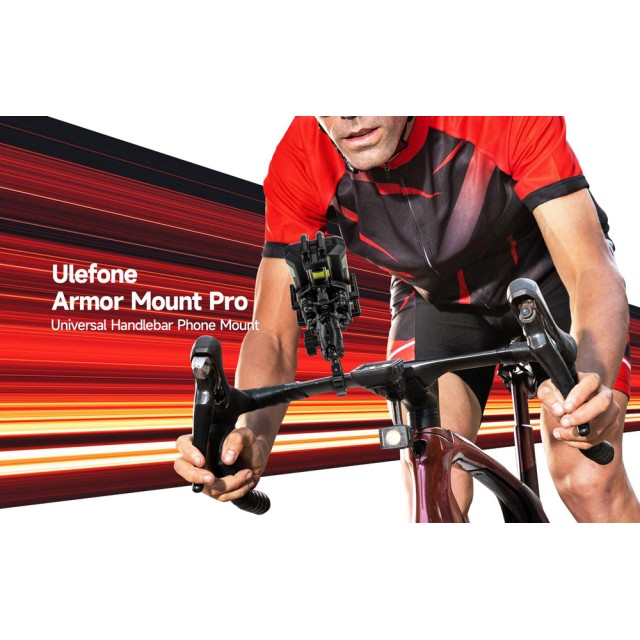 ULEFONE βάση ποδηλάτου για smartphone Armor Mount Pro AM02, μαύρη