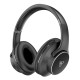 DOQAUS headphones DESIGN 1, ασύρματα & ενσύρματα, Φ40mm, 600mAh, μαύρα DOQAUS headphones DESIGN 1, ασύρματα & ενσύρματα, Φ40mm, 600mAh, μαύρα