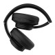 DOQAUS headphones DESIGN 2, ασύρματα & ενσύρματα, Φ40mm, 600mAh, μαύρα DOQAUS headphones DESIGN 2, ασύρματα & ενσύρματα, Φ40mm, 600mAh, μαύρα