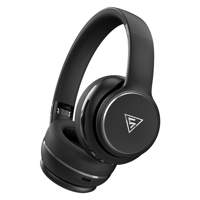 DOQAUS headphones DESIGN 3, ασύρματα & ενσύρματα, Φ40mm, 600mAh, μαύρα DOQAUS headphones DESIGN 3, ασύρματα & ενσύρματα, Φ40mm, 600mAh, μαύρα