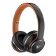 DOQAUS headphones DESIGN 3, ασύρματα & ενσύρματα, Φ40mm, 600mAh, μαύρα/καφέ DOQAUS headphones DESIGN 3, ασύρματα & ενσύρματα, Φ40mm, 600mAh, μαύρα/καφέ