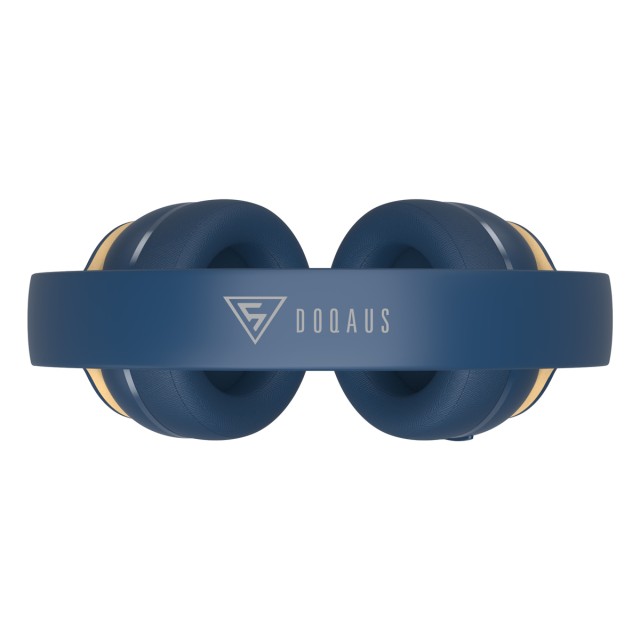 DOQAUS headphones DESIGN 3, ασύρματα & ενσύρματα, Φ40mm, 600mAh, μπλε DOQAUS headphones DESIGN 3, ασύρματα & ενσύρματα, Φ40mm, 600mAh, μπλε