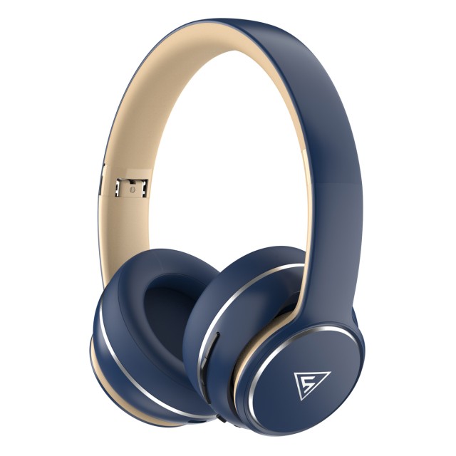 DOQAUS headphones DESIGN 3, ασύρματα & ενσύρματα, Φ40mm, 600mAh, μπλε DOQAUS headphones DESIGN 3, ασύρματα & ενσύρματα, Φ40mm, 600mAh, μπλε
