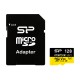 SILICON POWER κάρτα μνήμης microSDXC Inspire, 128GB, UHS-I U3 A1 V30
