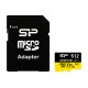 SILICON POWER κάρτα μνήμης microSDXC Inspire, 512GB, UHS-I U3 A1 V30
