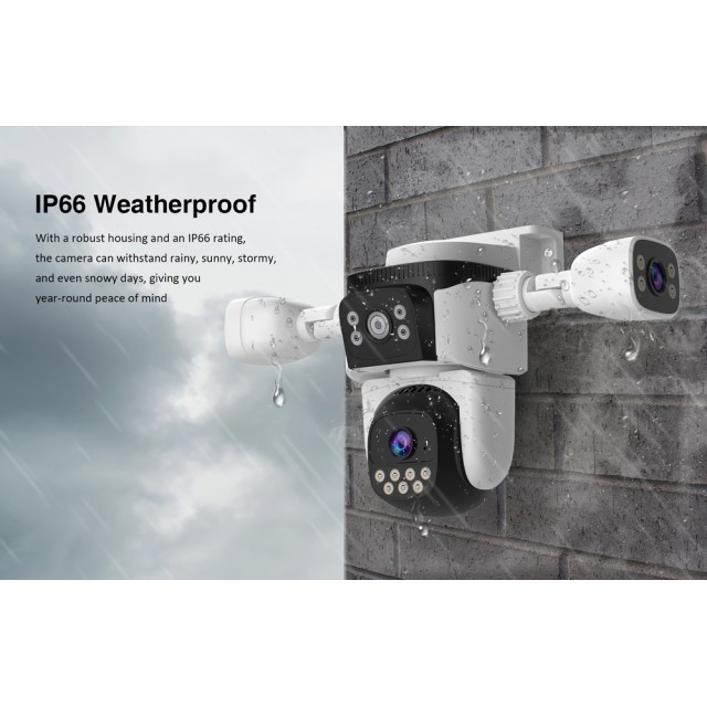 VSTARCAM smart κάμερα CS621SR, triple lens, 2MP, WiFi, SD, PTZ, IP66 VSTARCAM smart κάμερα CS621SR, triple lens, 2MP, WiFi, SD, PTZ, IP66