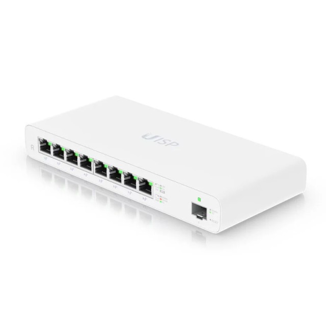 UBIQUITI router UISP-R, 8x Gigabit Ethernet Θύρες, 1000Mbps, PoE 30W UBIQUITI router UISP-R, 8x Gigabit Ethernet Θύρες, 1000Mbps, PoE 30W